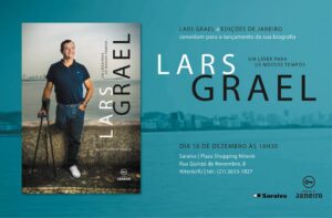 Lançamento do livro de Lars Grael, agora em Niterói!