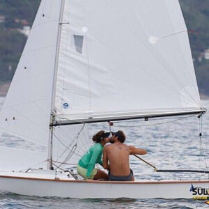 Rafael Martins e Juliana Duque são campeões sul-americanos de Snipe