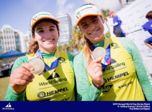 Martine Grael e Kahena Kunze conquistam o ouro em Miami