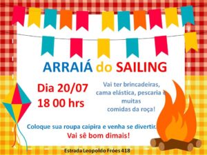 Venha curtir o Arraiá do nosso clube, sô!